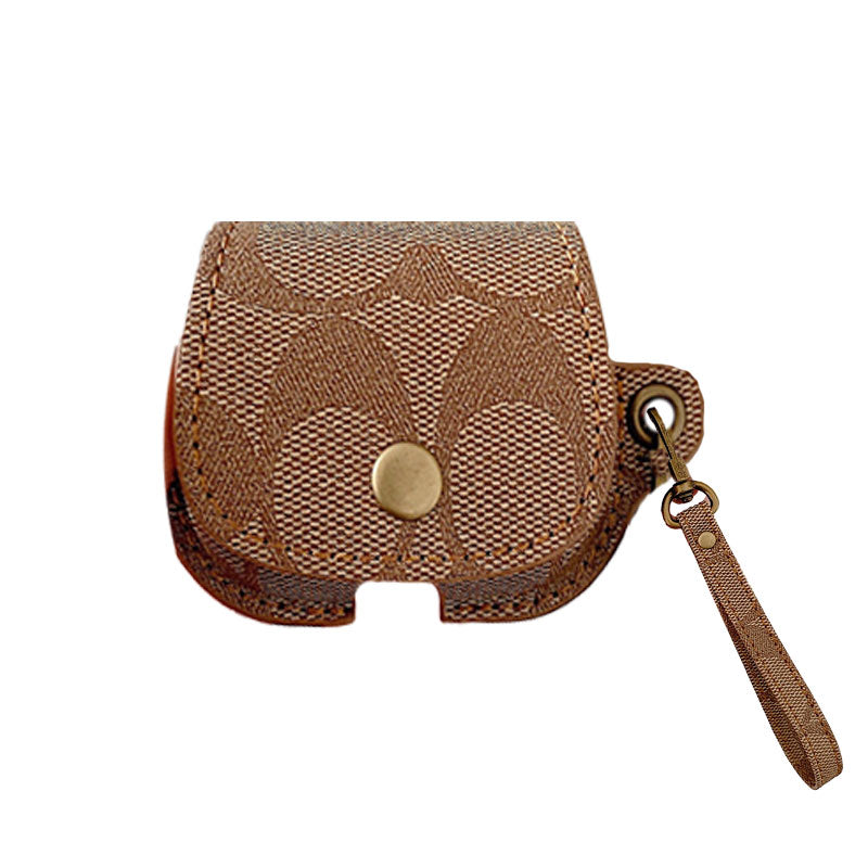 Case di airpods in pelle Case Brown-CC231215
