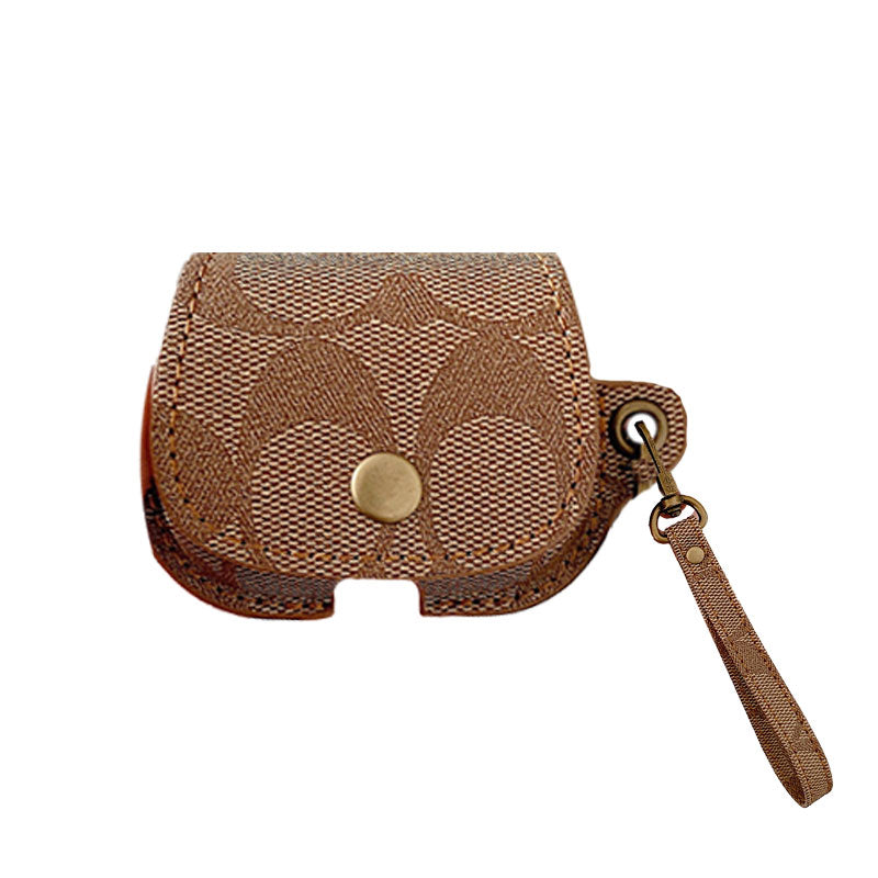 Case di airpods in pelle Case Brown-CC231215