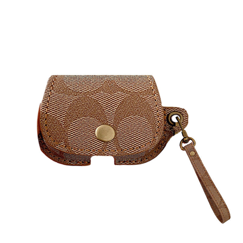 Case di airpods in pelle Case Brown-CC231215