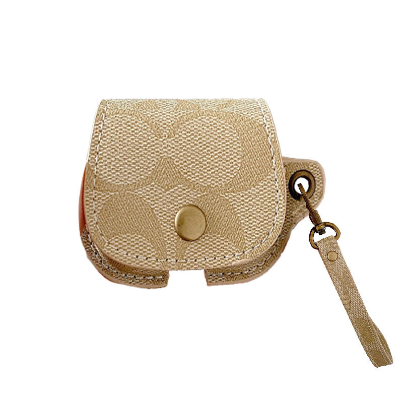 Case di airpods in pelle Case Brown-CC231215