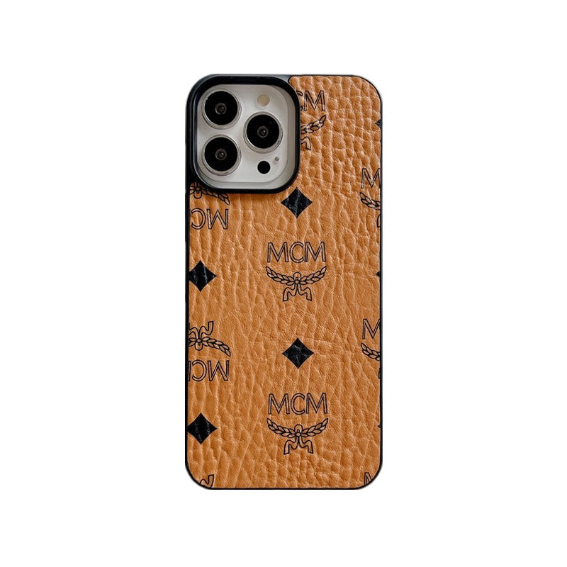 CASE MCM iPhone Black-MCK240603