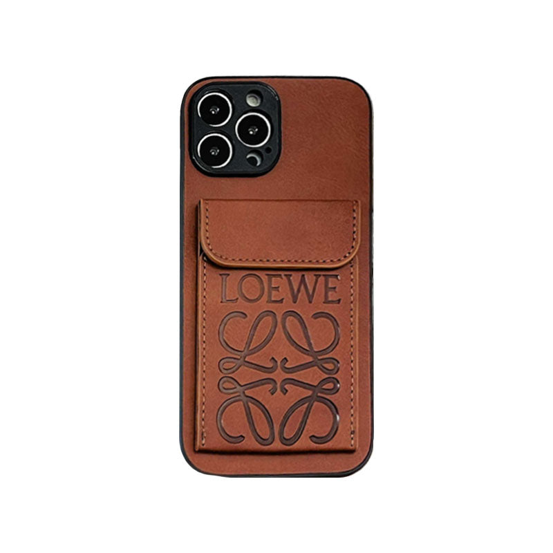 Loewe iPhone -kotelo kortinpidikkeellä Black-LZP241448