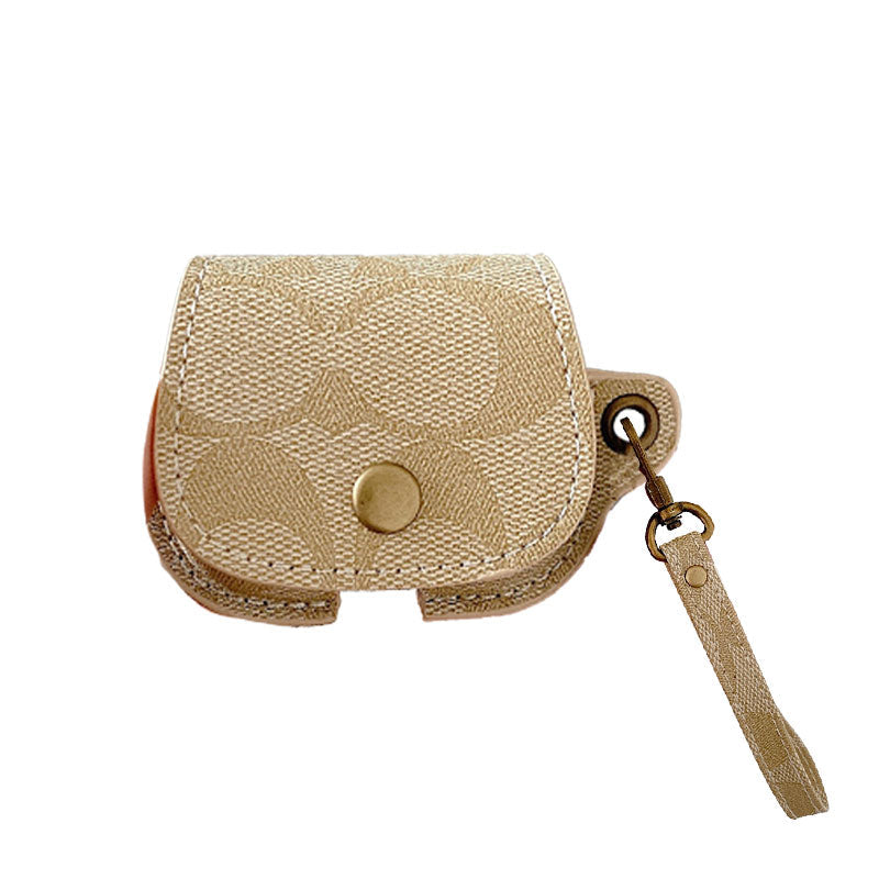 Case di airpods in pelle Case Brown-CC231215