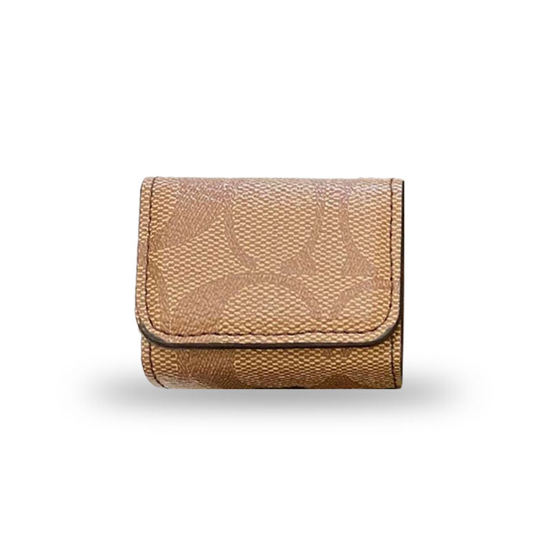 Luksuriøs coach airpods pro saker lyse brun-yh240425