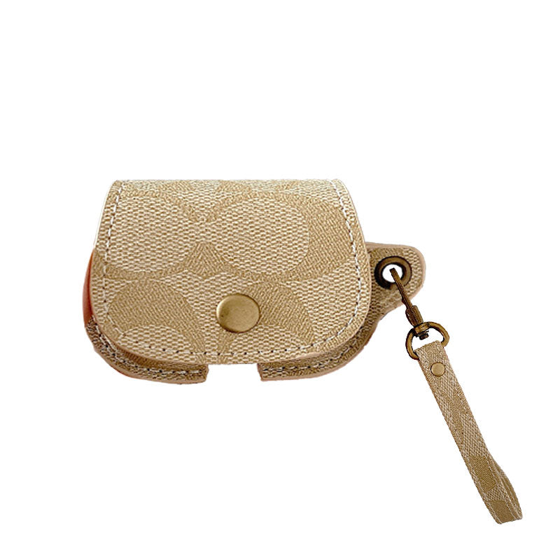 Case di airpods in pelle Case Brown-CC231215