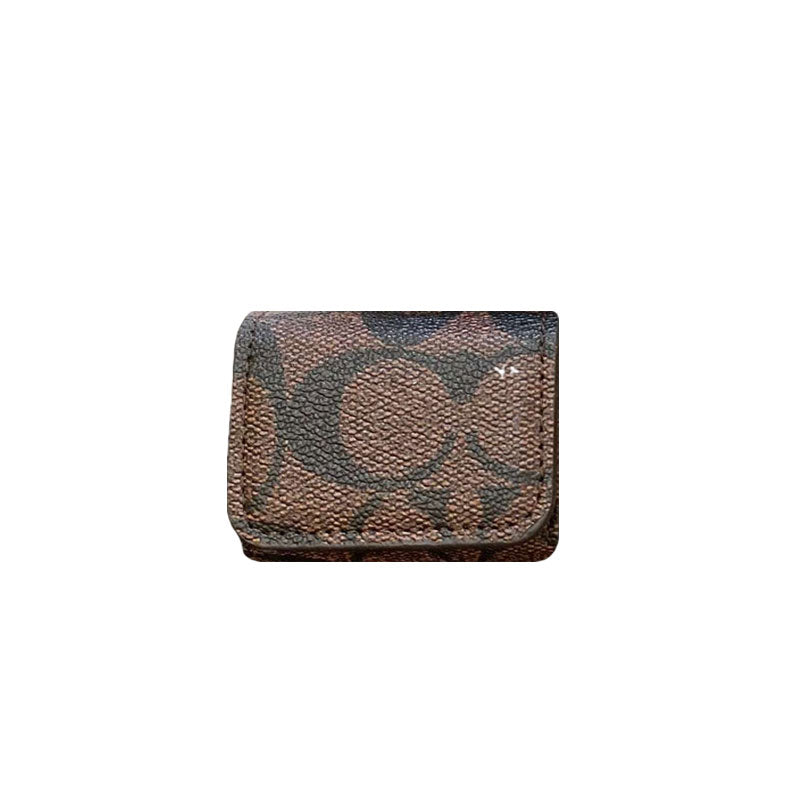 Luksuriøs coach airpods pro saker lyse brun-yh240425
