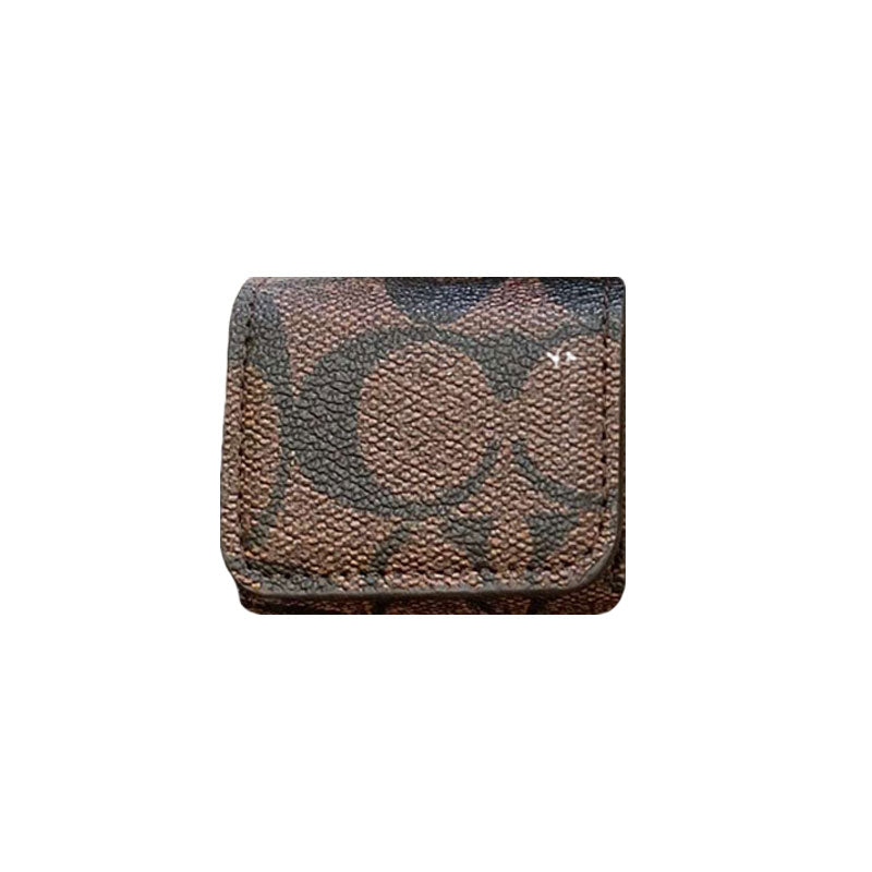 Luksuriøs coach airpods pro saker lyse brun-yh240425