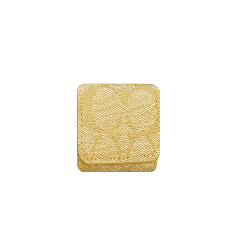 Luksuriøs coach airpods pro saker lyse brun-yh240425
