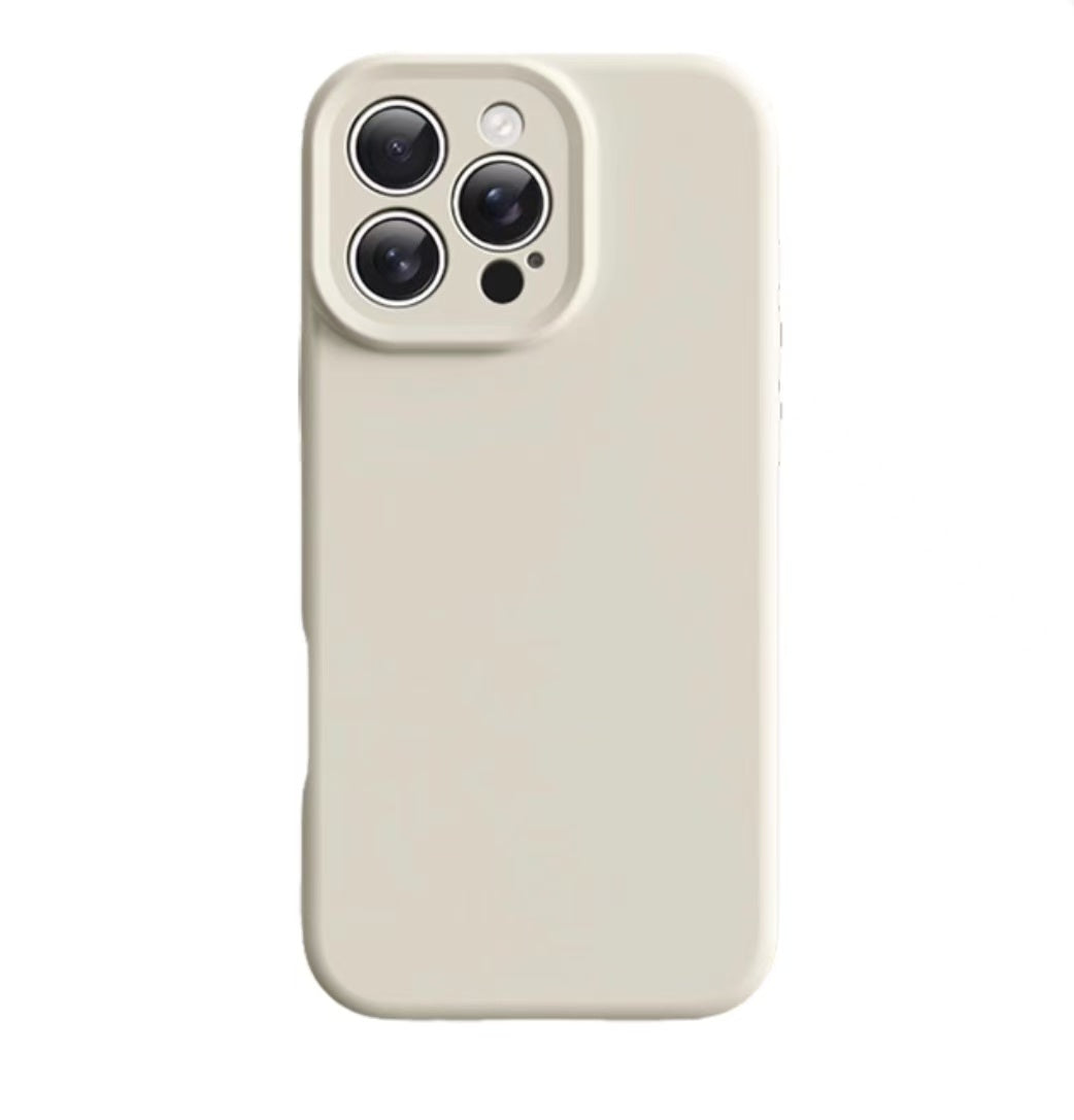 Solid Color Soft Silicone Phone Case