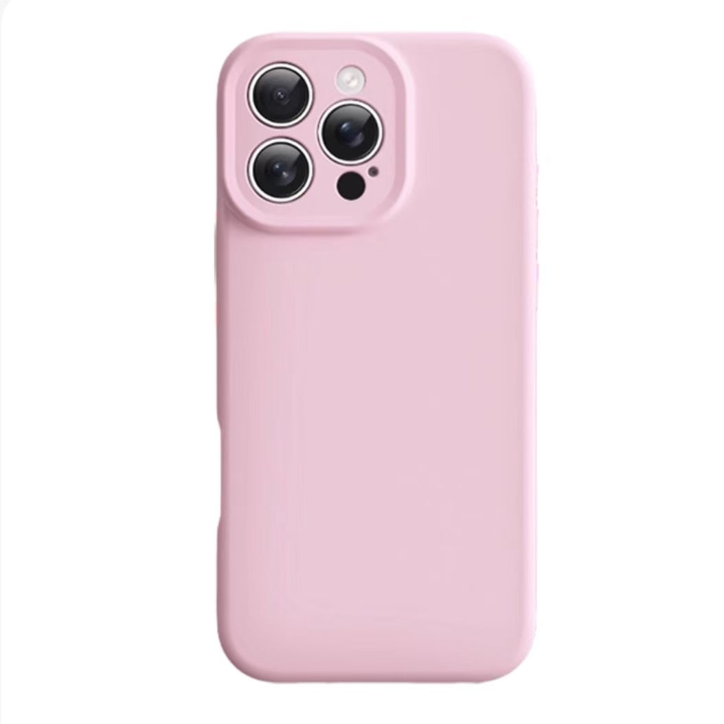 Solid Color Soft Silicone Phone Case