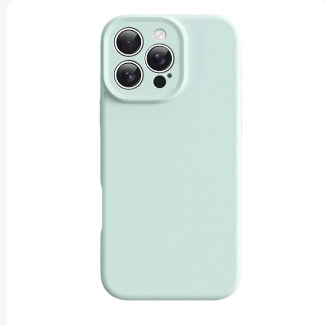 Solid Color Soft Silicone Phone Case