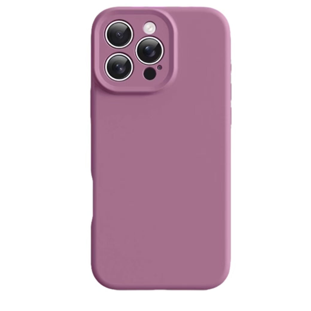 Solid Color Soft Silicone Phone Case