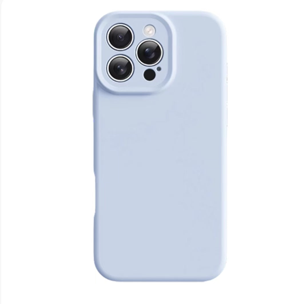 Solid Color Soft Silicone Phone Case