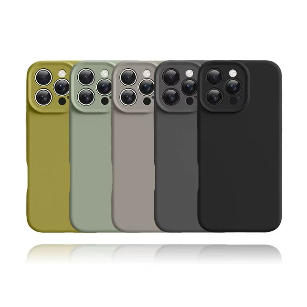 Solid Color Soft Silicone Phone Case