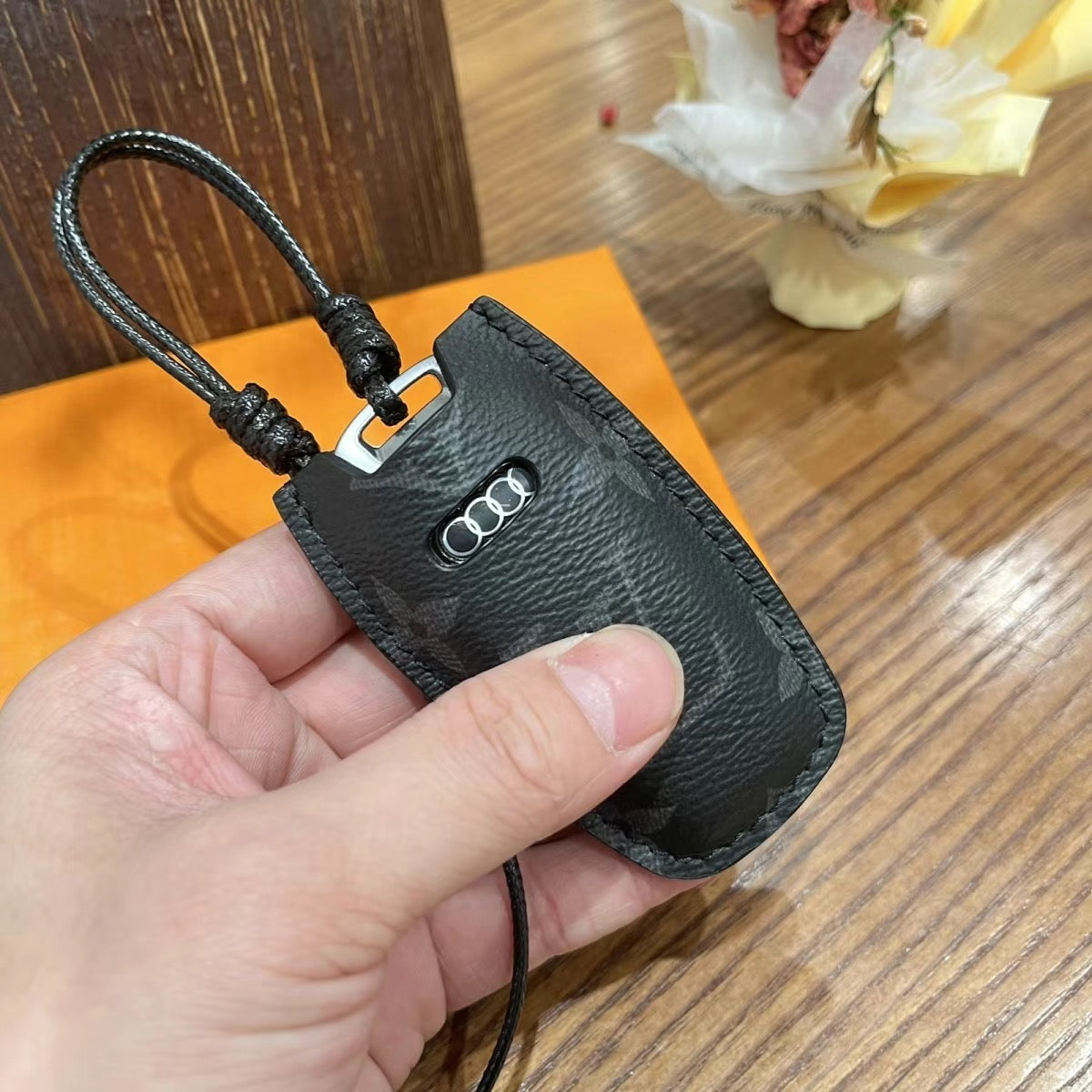 Luxury Leather Smart Key Cover 🚗✨