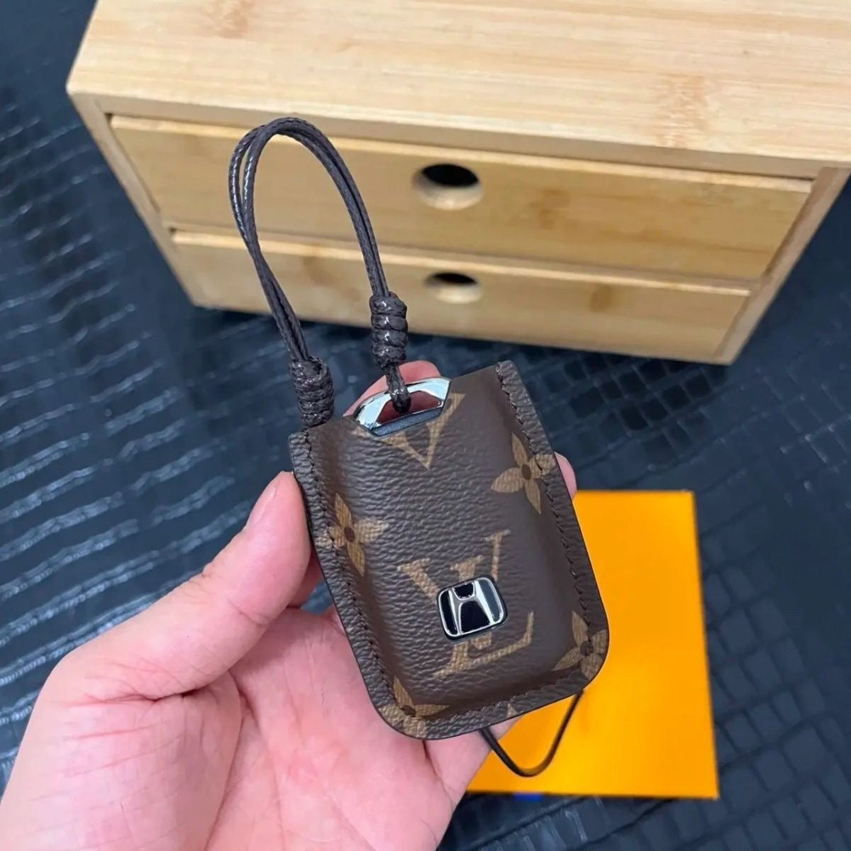 Luxury Leather Smart Key Cover 🚗✨