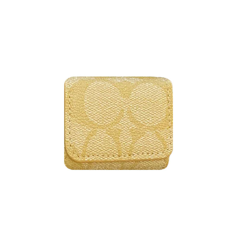 Luksuriøs coach airpods pro saker lyse brun-yh240425