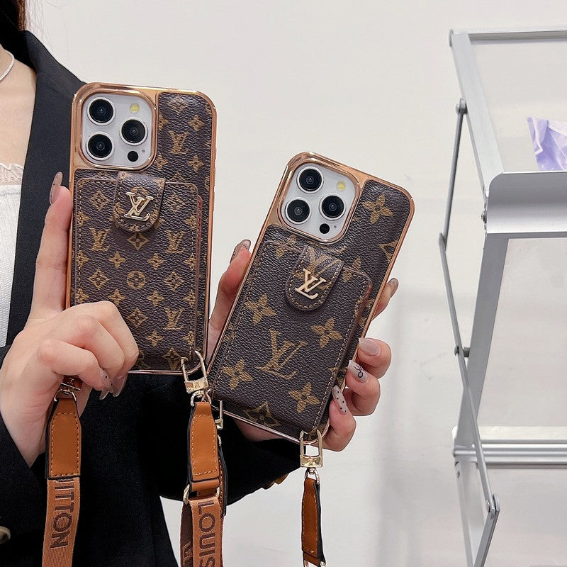 Lou Gold Cover Crossbody iPhone pouzdro