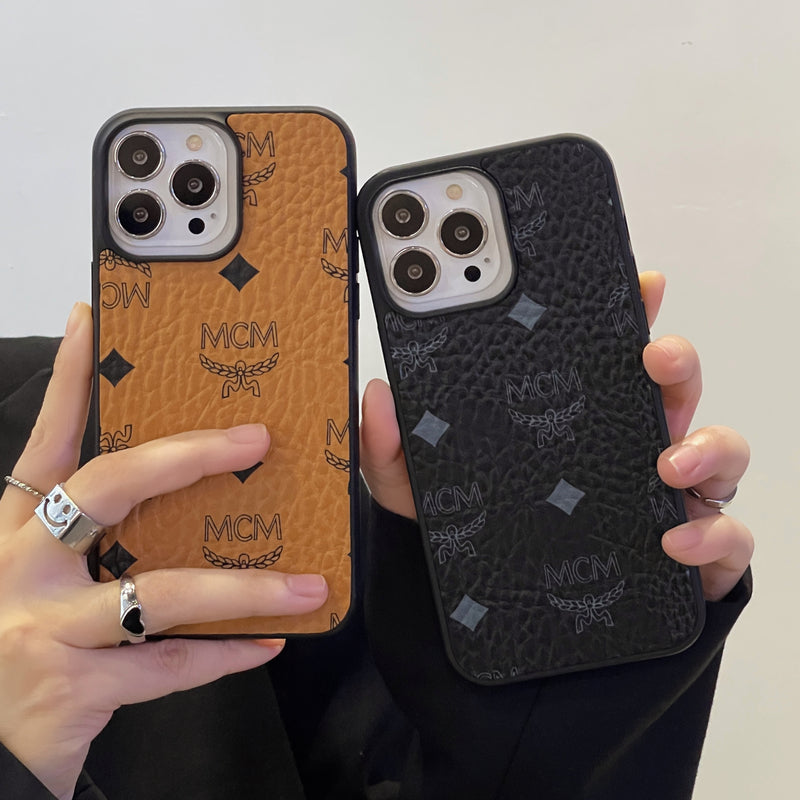 CASE MCM iPhone Black-MCK240603