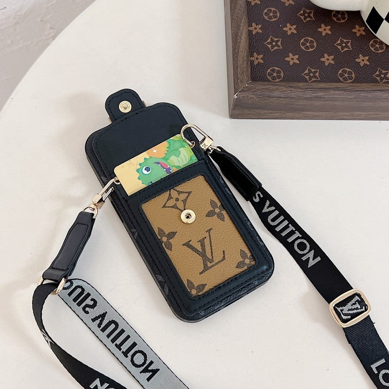 Lou držák karty Crossbody iPhone pouzdro