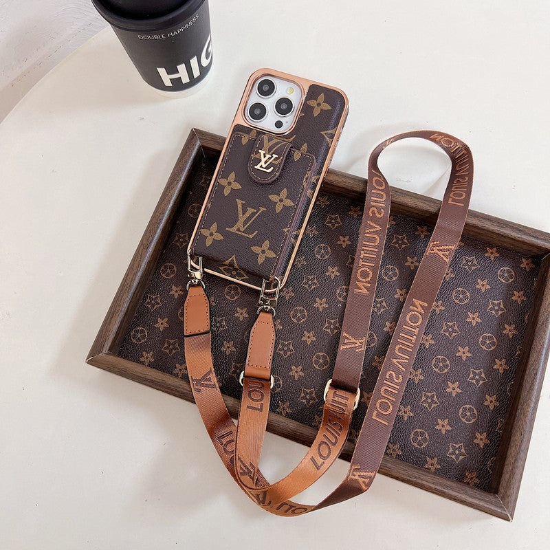 Lou Gold Cover Crossbody iPhone pouzdro