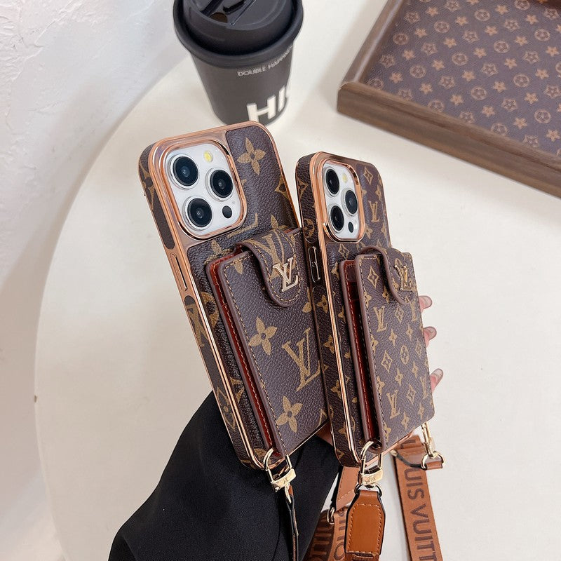 Lou Gold Cover Crossbody iPhone pouzdro