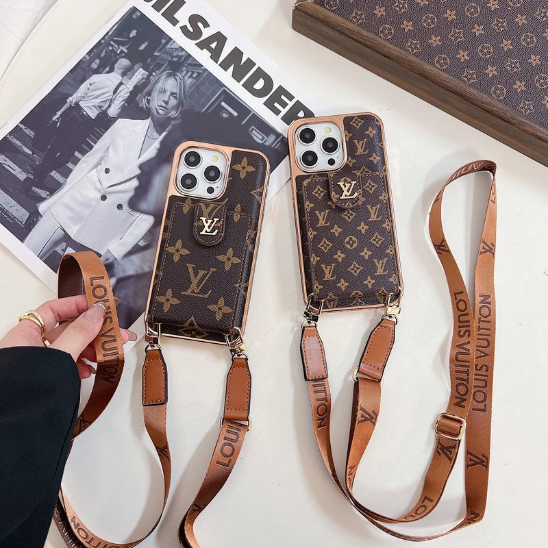 Lou Gold Cover Crossbody iPhone pouzdro