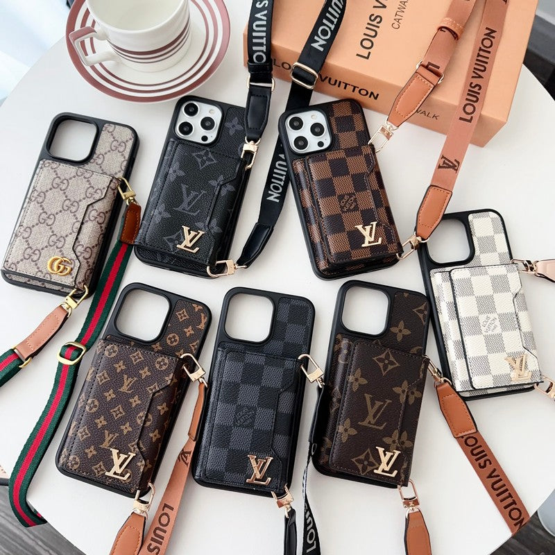 Lou Side Card Bag Crossbody Color iPhone Case
