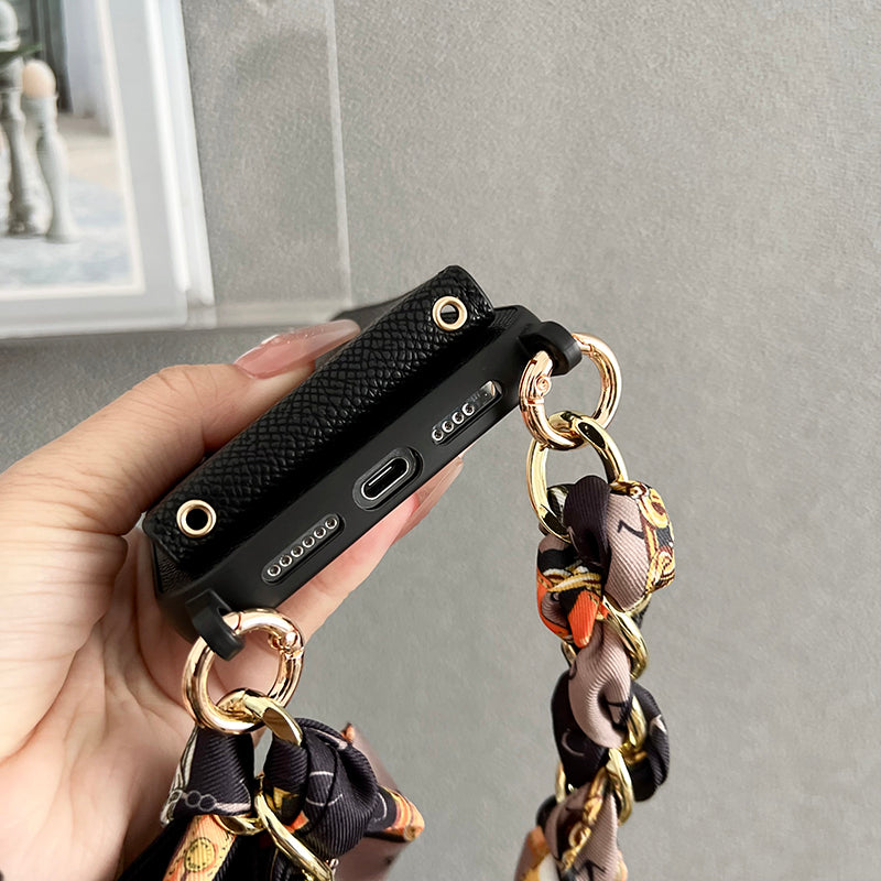 H Karta Scarves Leather Iphone pouzdro