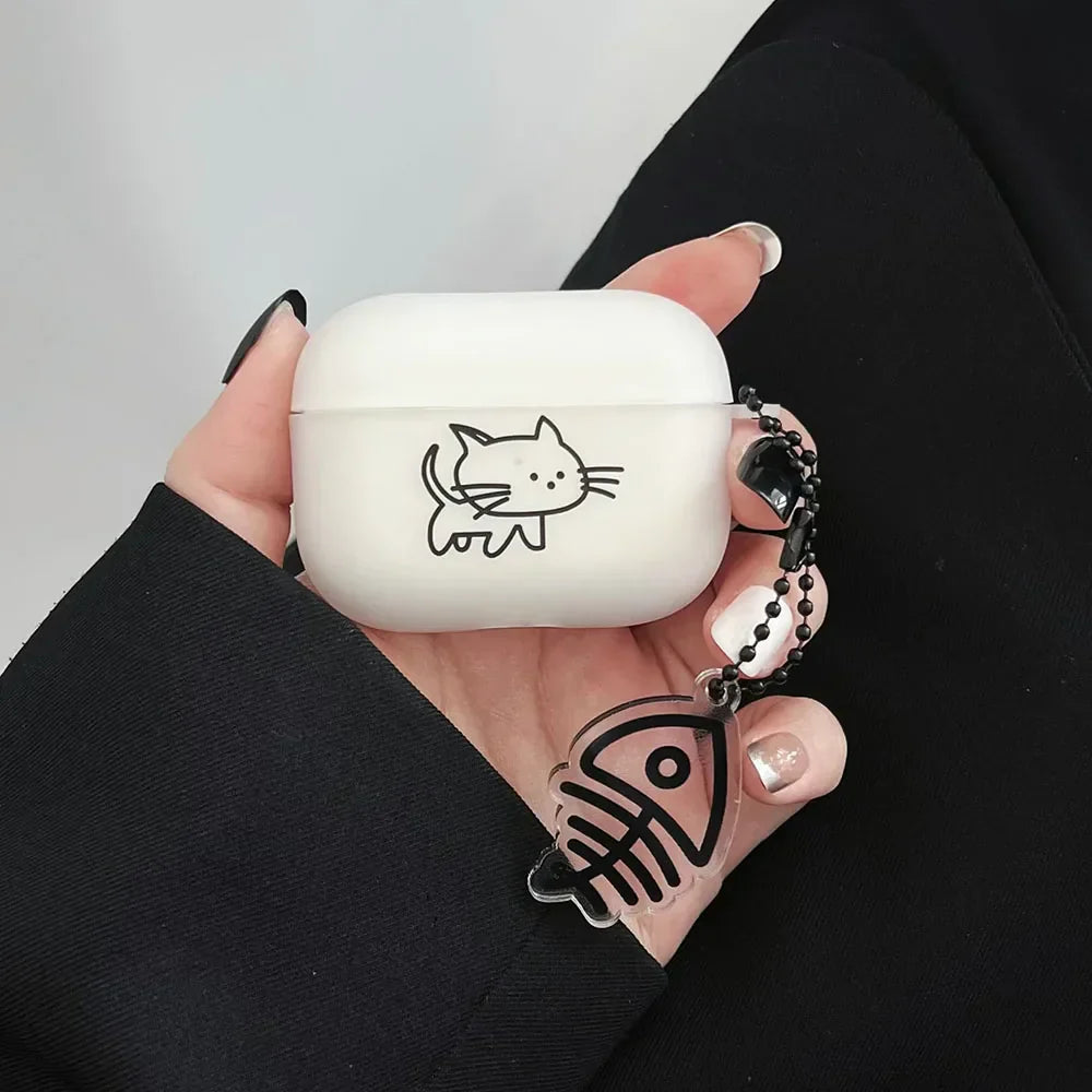 Kissan tapaus AirPods 1/2/3 Cover AirPods Pro 2 -kotelo