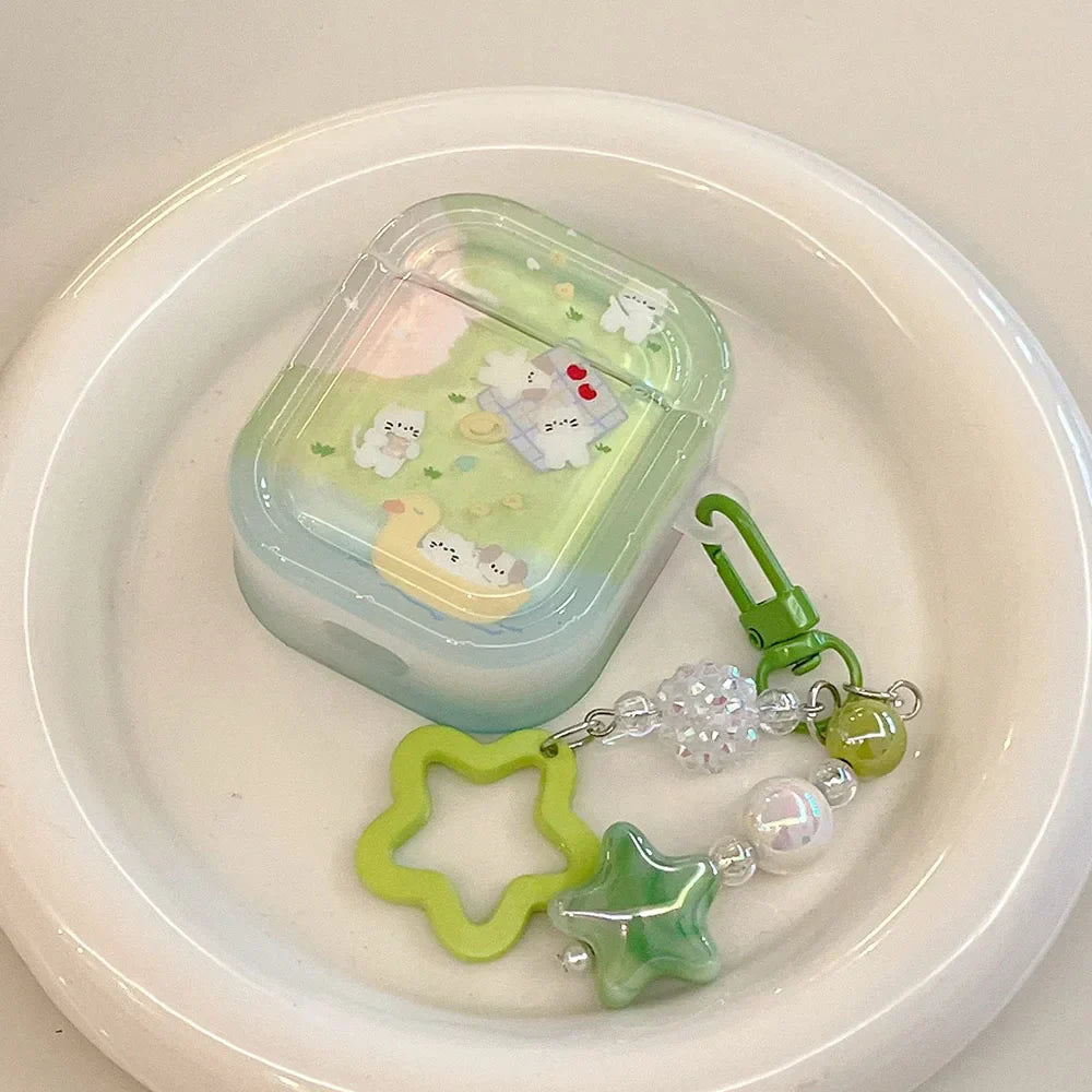 لطيف Airpods Clear 1 2 3 Pro 2 Casephone Bluetooth