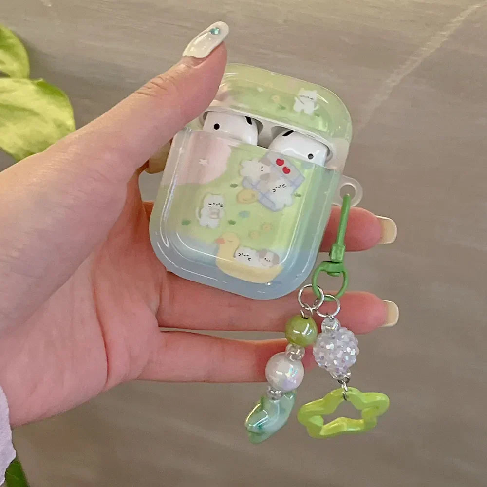 لطيف Airpods Clear 1 2 3 Pro 2 Casephone Bluetooth