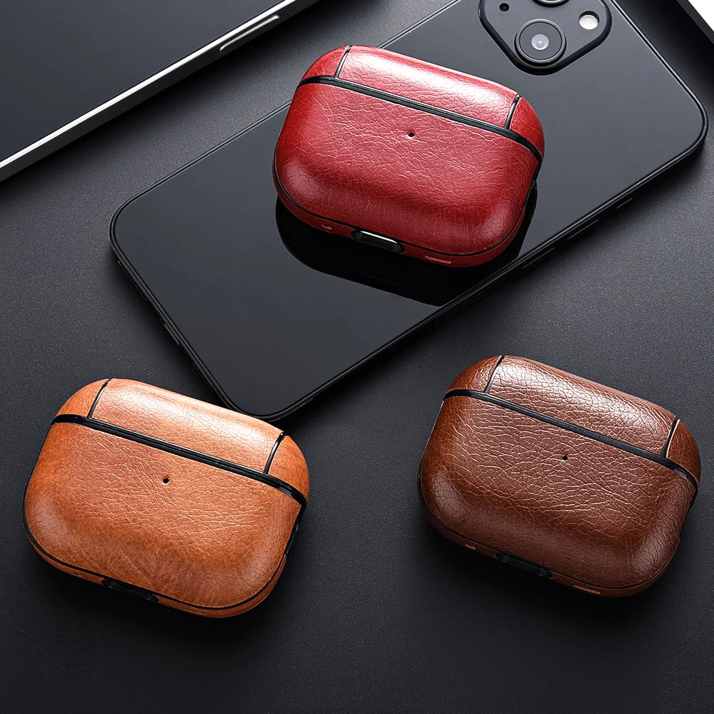 لـ AirPods Pro 2 Case Leather Arear Fashing for Apple Air Pod 3 Pro 2nd Generation USB C