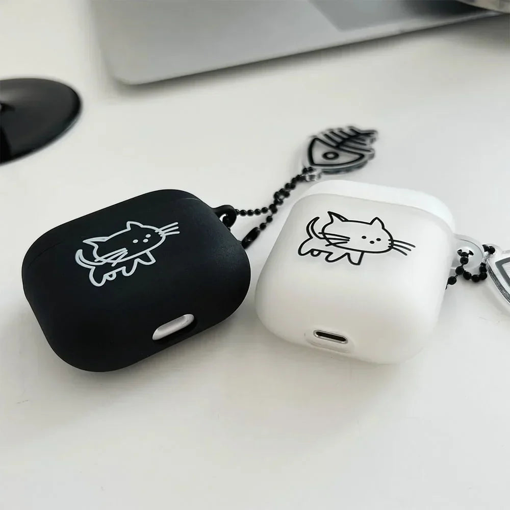 Kissan tapaus AirPods 1/2/3 Cover AirPods Pro 2 -kotelo