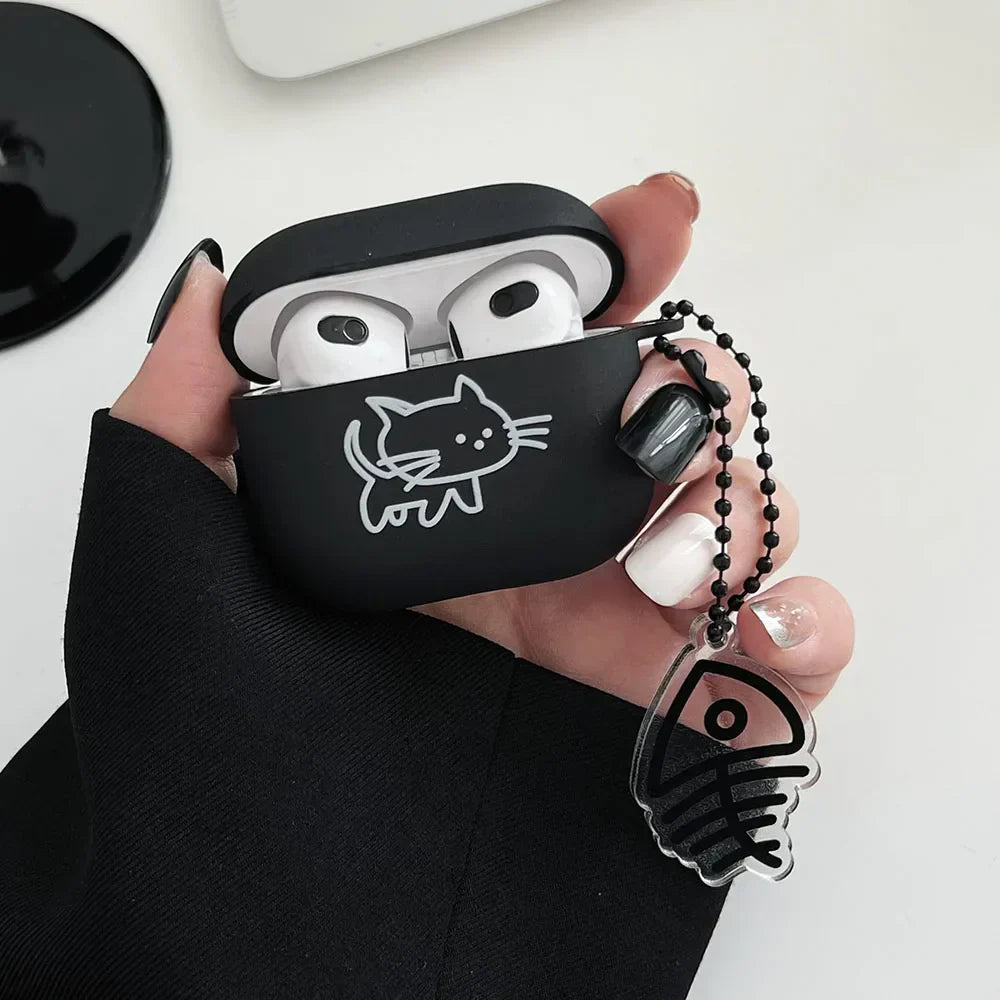 Kissan tapaus AirPods 1/2/3 Cover AirPods Pro 2 -kotelo