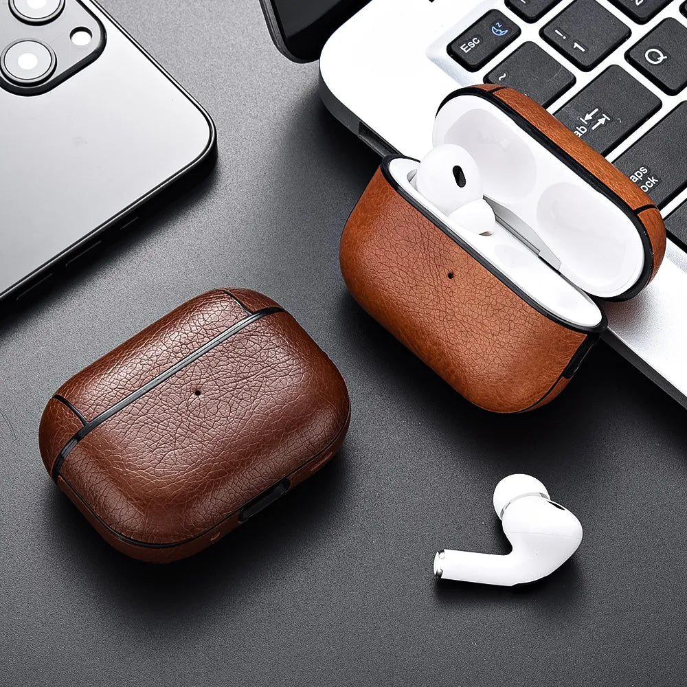 لـ AirPods Pro 2 Case Leather Arear Fashing for Apple Air Pod 3 Pro 2nd Generation USB C