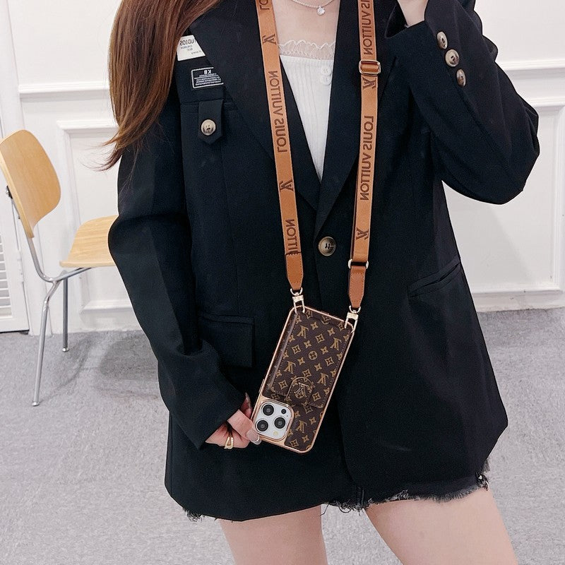 Lou Gold Cover Crossbody iPhone pouzdro