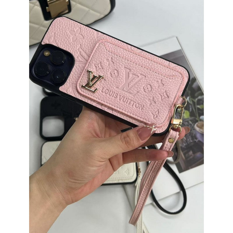 Lou vier kleuren kaartzak iPhone -hoesje