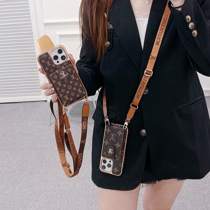 Lou Gold Cover Crossbody iPhone pouzdro