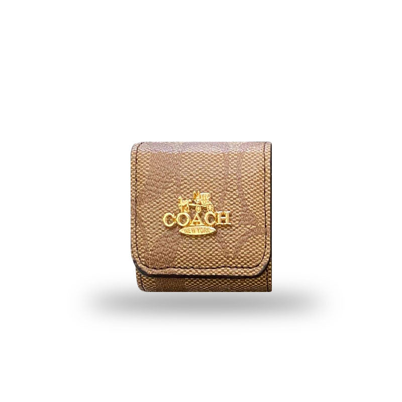 Antrenor de lux AirPods cutii maro deschis-LGK240425