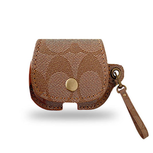 Skórzany trener Airpods Case Brown-CC231215