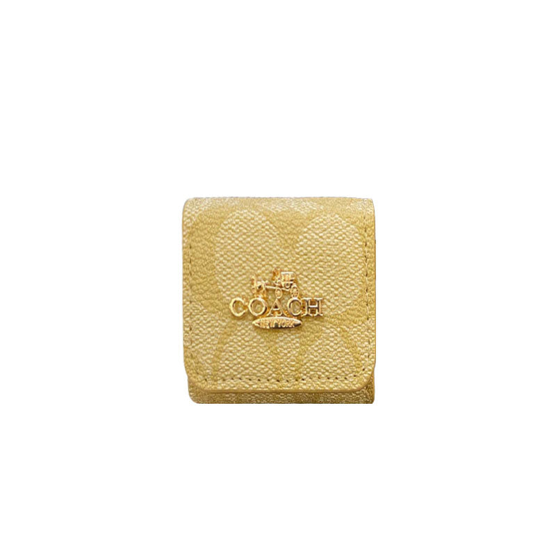 Antrenor de lux AirPods cutii maro deschis-LGK240425