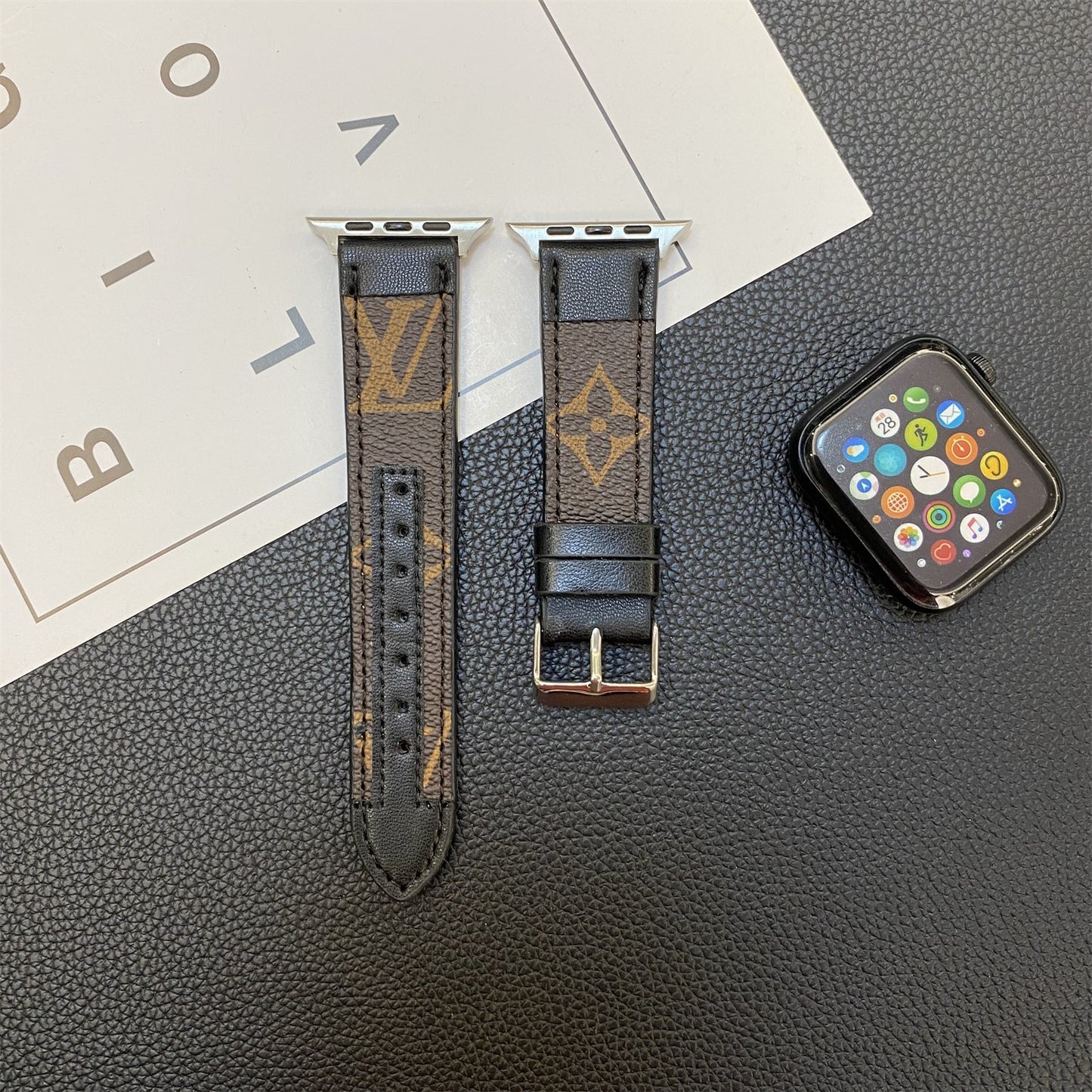 Couture de couture de la sangle de montre Apple