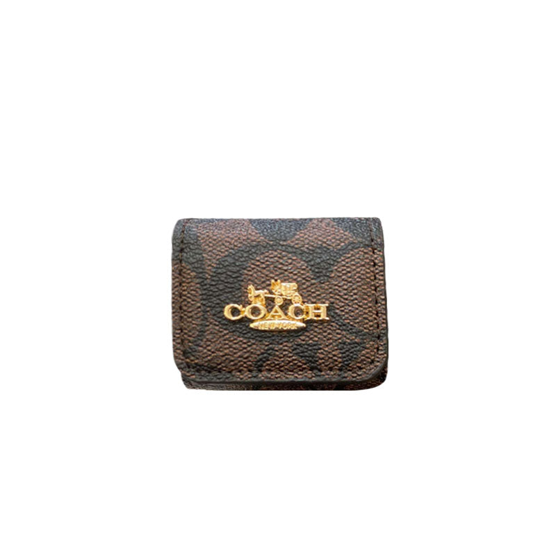 Antrenor de lux AirPods cutii maro deschis-LGK240425