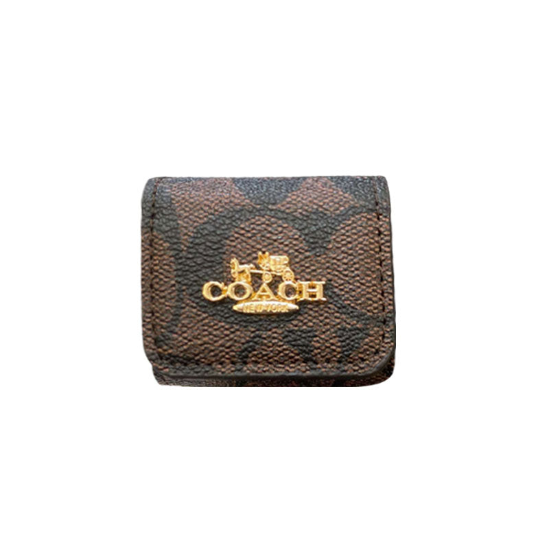 Antrenor de lux AirPods cutii maro deschis-LGK240425