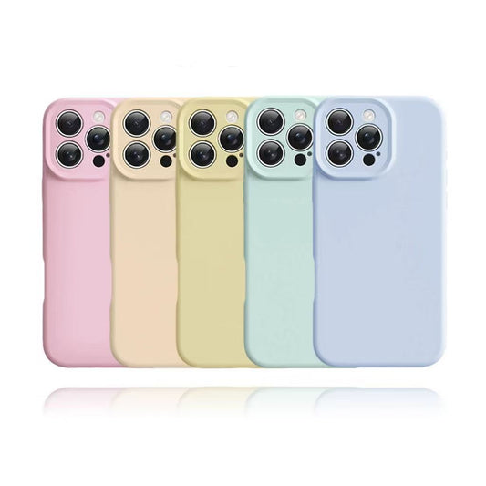 Solid Color Soft Silicone Phone Case