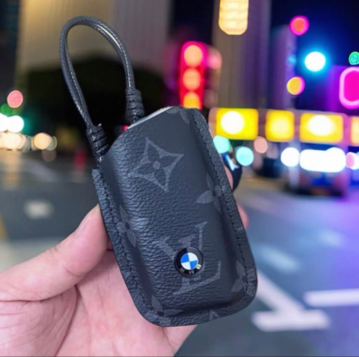 Luxury Leather Smart Key Cover  🚗✨