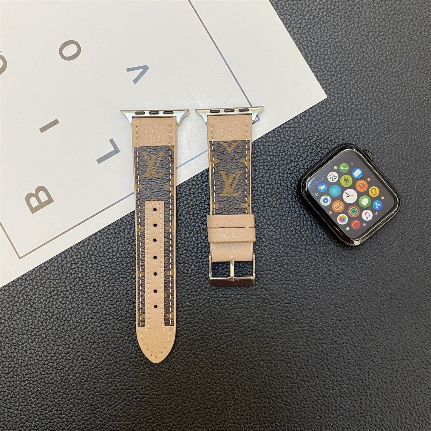 Couture de couture de la sangle de montre Apple