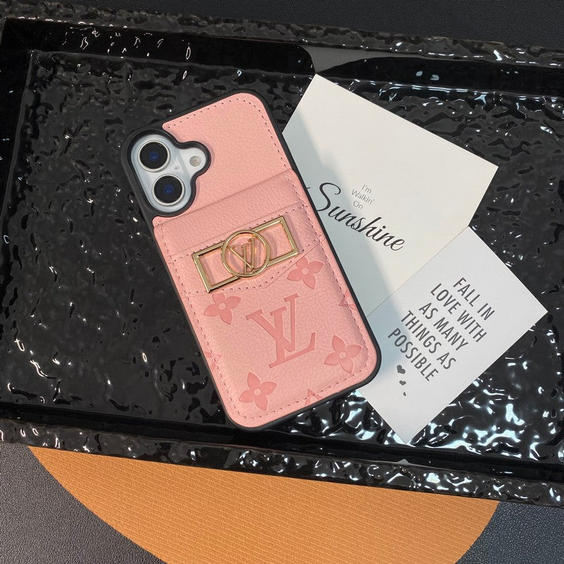 Lou karta Bag Bag Gold Logo Case iPhone