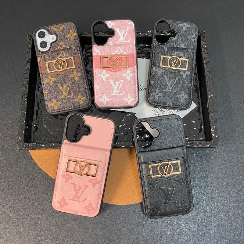 Lou karta Bag Bag Gold Logo Case iPhone